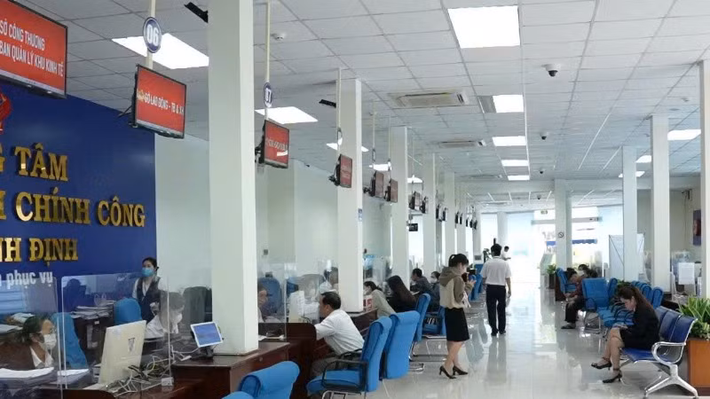 Trung tâm hành chính công tỉnh Bình Định.