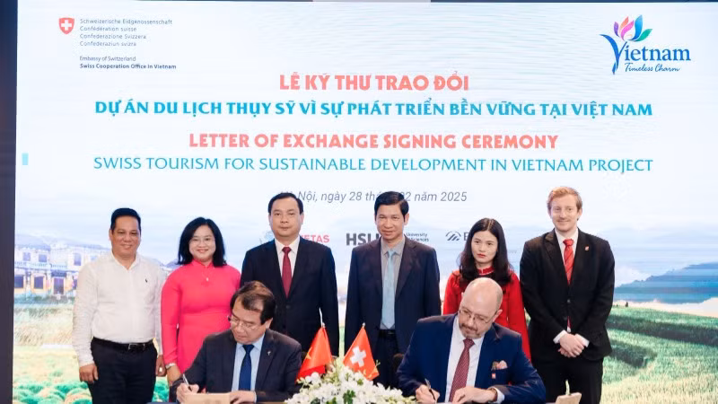 Lễ ký kết Thư trao đổi, khẳng định cam kết cung cấp và tiếp nhận vốn hỗ trợ phát triển chính thức (ODA) không hoàn lại, đánh dấu khởi đầu chính thức của dự án. 