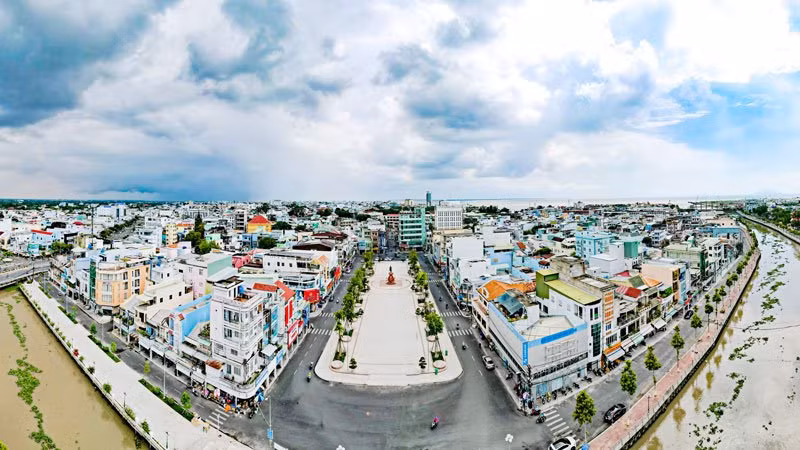 Một góc thành phố Rạch Giá. Một góc thành phố Rạch Giá.
