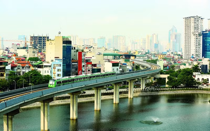 Nhờ đổi mới, sáng tạo, khơi thông nguồn lực, diện mạo Thủ đô ngày càng khang trang, hiện đại. (Ảnh Phạm Hùng) 