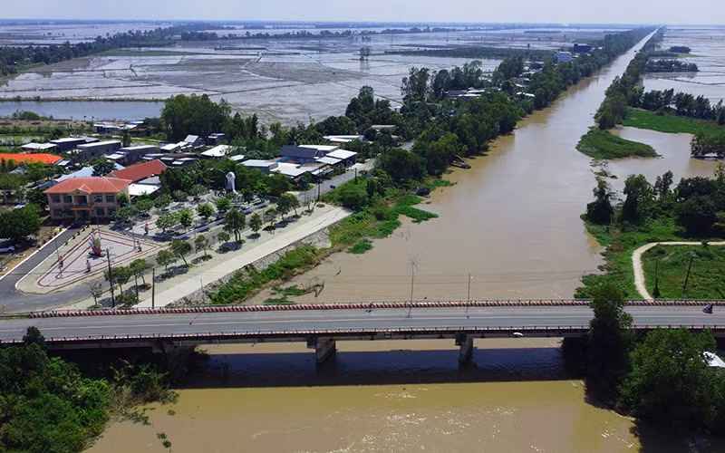 Kênh T5-Kênh Võ Văn Kiệt, xã Lạc Quới, huyện Tri Tôn, tỉnh An Giang.
