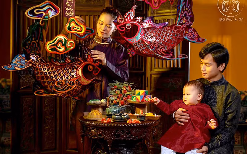 Những chiếc đèn xưa được làm tỉ mỉ, cầu kỳ đang trở lại trong mùa Trung thu.