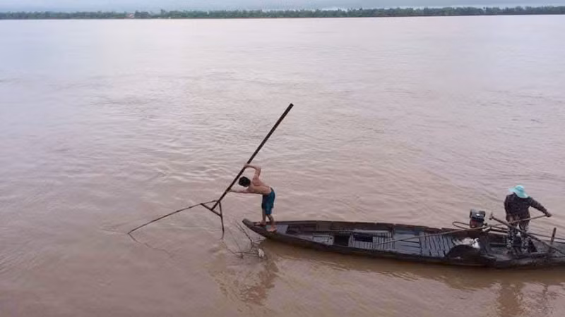 Dòng sông có ý nghĩa quan trọng trong đời sống của người dân Campuchia (Ảnh: NGUYỄN HIỆP)