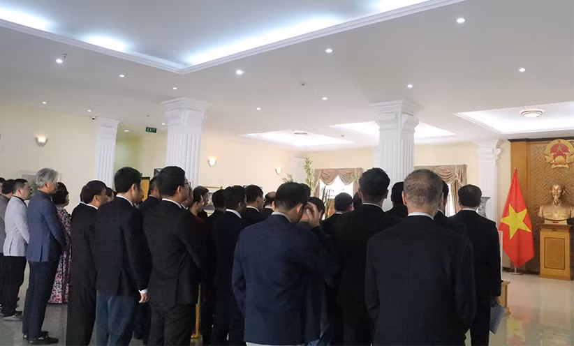 Lễ kỷ niệm 133 năm Ngày Sinh Chủ tịch Hồ Chí Minh tại Đại sứ quán Việt Nam ở Phnom Penh