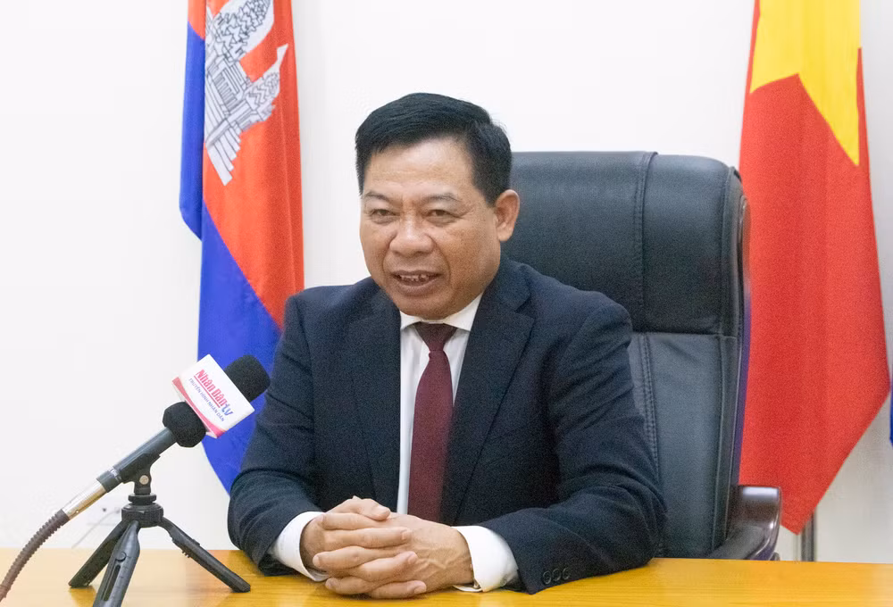 Đại sứ Nguyễn Huy Tăng đánh giá cao ý nghĩa chuyến thăm chính thức Việt Nam của Thủ tướng Vương quốc Campuchia Samdech Moha Bovor Thipadei Hun Manet.