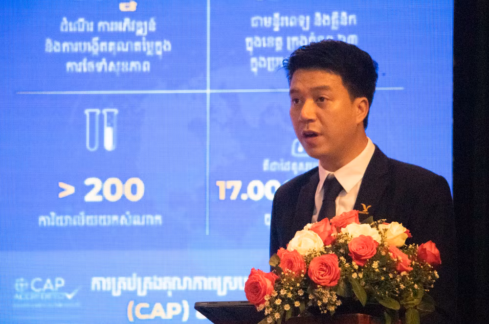 Tổng Giám đốc Tập đoàn MEDLATEC, Tiến sĩ Nguyễn Trí Anh phát biểu tại sự kiện (Ảnh: Nguyễn Hiệp) Tổng Giám đốc Tập đoàn MEDLATEC, Tiến sĩ Nguyễn Trí Anh phát biểu tại sự kiện (Ảnh: Nguyễn Hiệp)