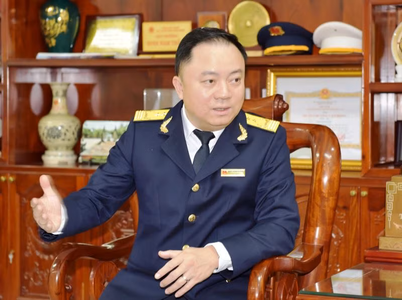 Cục trưởng Cục Thuế Ninh Bình Đinh Nam Thắng. (Ảnh: Xuân Trường)