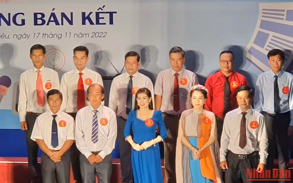 Các thí sinh là nhà báo vào vòng bán kết tại Bạc Liêu. Các thí sinh là nhà báo vào vòng bán kết tại Bạc Liêu.