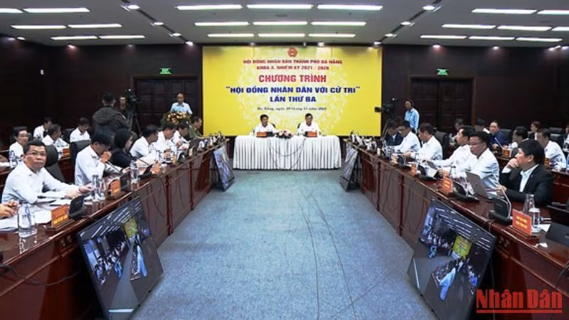 Chương trình Hội đồng nhân dân với cử tri Đà Nẵng lần thứ 3. 