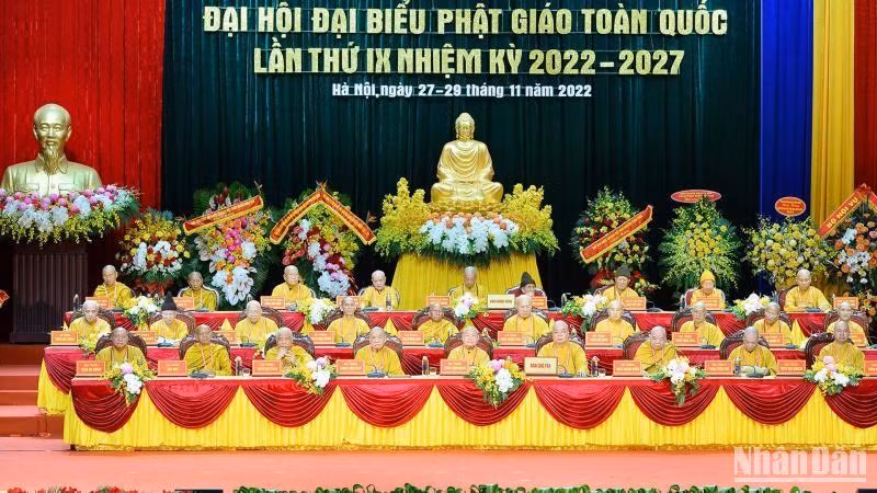 Đoàn Chủ tịch tại Đại hội.