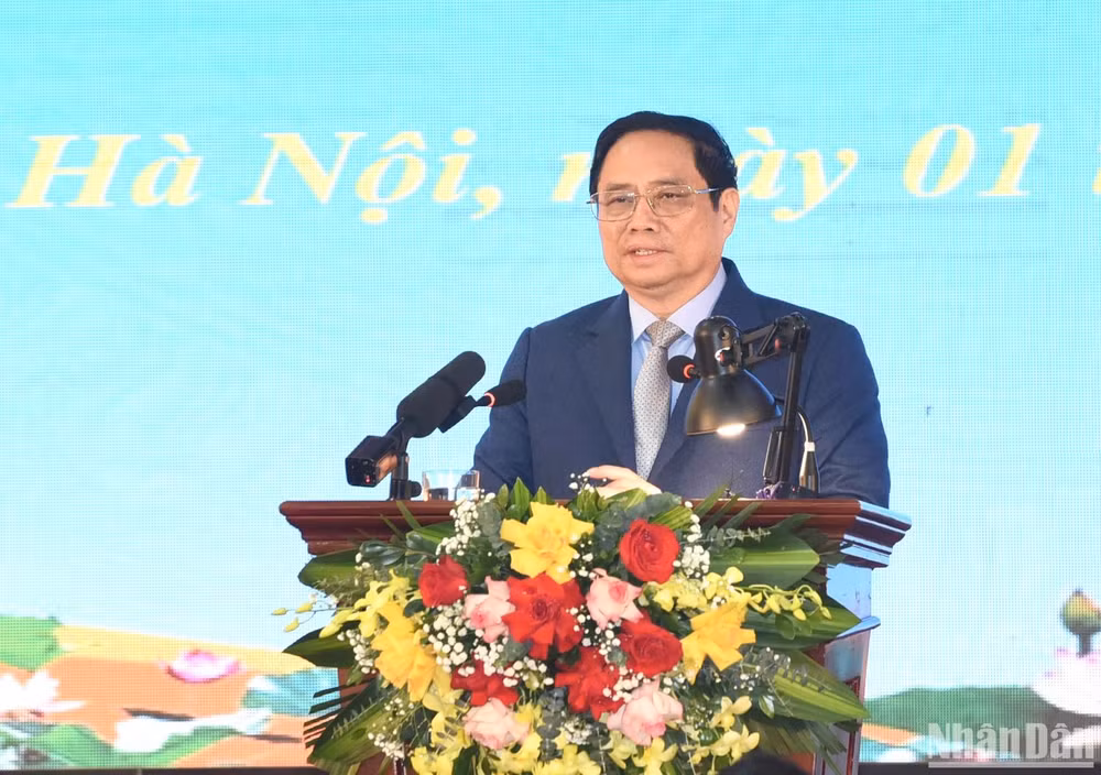 Thủ tướng Phạm Minh Chính phát biểu tại Hội nghị.