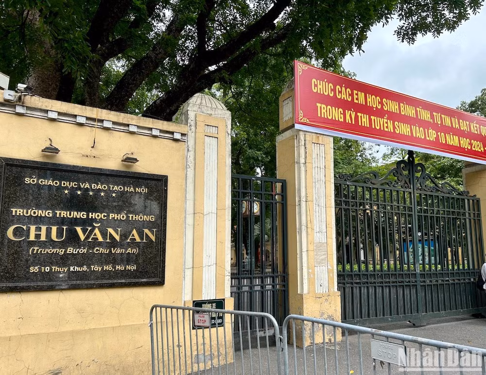 10 trường công lập của Hà Nội có điểm đầu vào lớp 10 cao nhất năm 2024