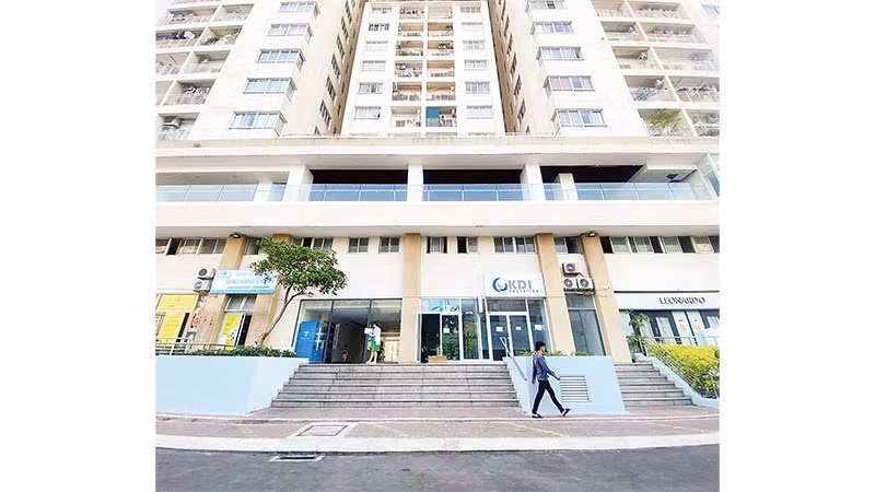 Một chung cư trên địa bàn Quận 7.