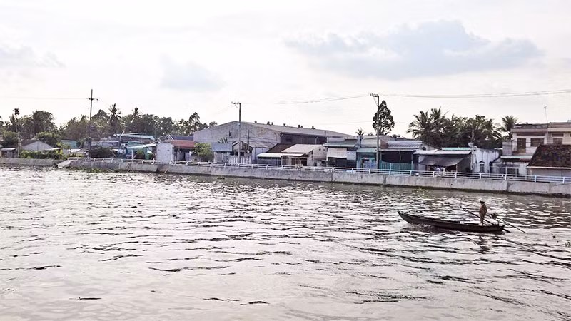 Một khúc sông Ô Môn.