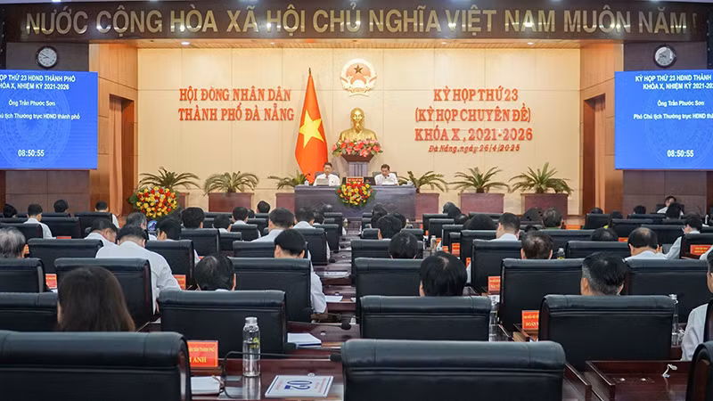 Kỳ họp thứ 23 Hội đồng nhân dân thành phố Đà Nẵng đã khai mạc.