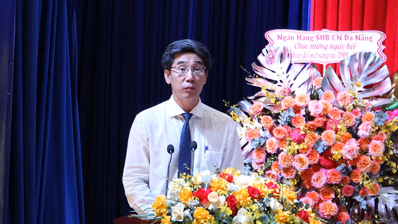 Phó Chủ tịch Ủy ban nhân dân thành phố Đà Nẵng Trần Chí Cường phát biểu. Phó Chủ tịch Ủy ban nhân dân thành phố Đà Nẵng Trần Chí Cường phát biểu.