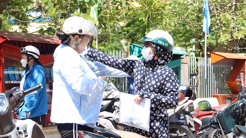 Đà Nẵng có thời tiết khá nắng trong những ngày thi.