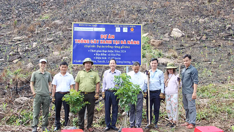 Phát động trồng rừng gỗ lớn tại xã Hòa Phú Phát động trồng rừng gỗ lớn tại xã Hòa Phú