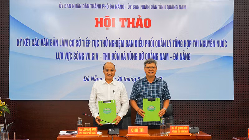 Hai địa phương ký kết phối hợp trong thời gian đến.