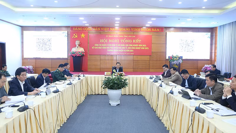 Hội nghị tổng kết ngày 4/1 tại thành phố Lào Cai.