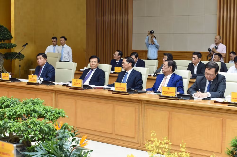 Lãnh đạo các bộ, ngành Việt Nam tại Tọa đàm. Lãnh đạo các bộ, ngành Việt Nam tại Tọa đàm.