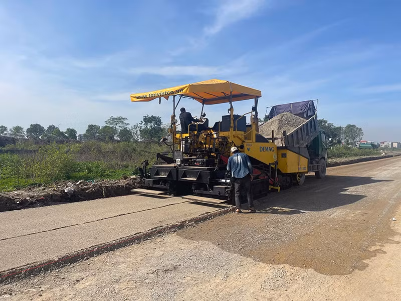 Tỉnh Bắc Ninh đẩy nhanh tiến độ thi công đường vành đai 4 và các tỉnh lộ. (Ảnh: An Trân) Tỉnh Bắc Ninh đẩy nhanh tiến độ thi công đường vành đai 4 và các tỉnh lộ. (Ảnh: An Trân)