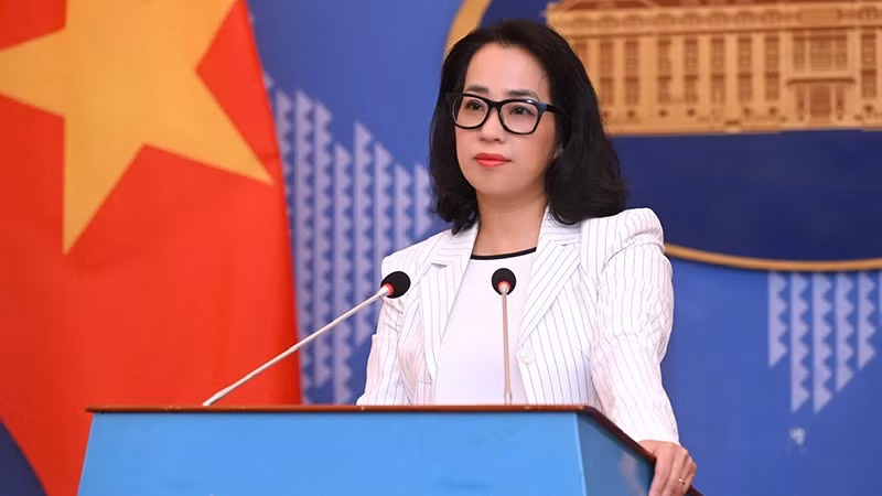 Người Phát ngôn Bộ Ngoại giao Việt Nam Phạm Thu Hằng.