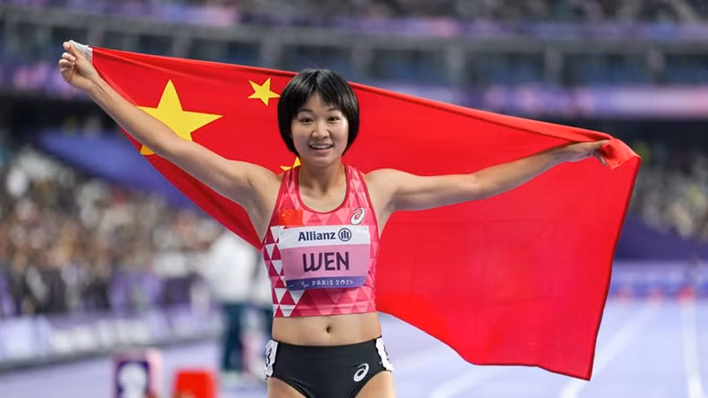 Trung Quốc dẫn đầu bảng tổng sắp Paralympic 2024. (Ảnh: THX/TTXVN)