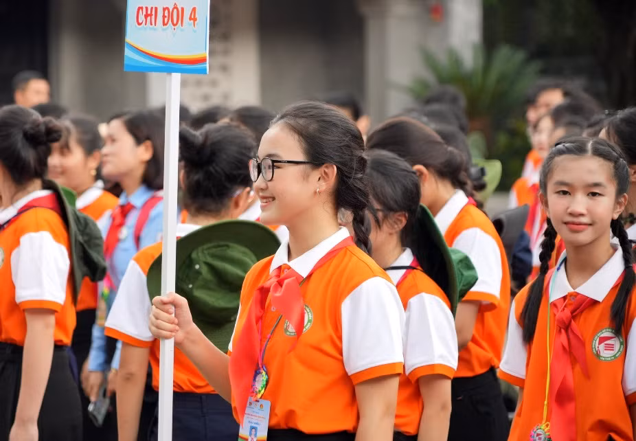 Vẻ hân hoan của các đại biểu.