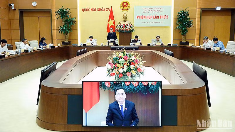 Hội nghị dưới sự chủ trì của đồng chí Trần Thanh Mẫn, Ủy viên Bộ Chính trị, Phó Chủ tịch Thường trực Quốc hội.