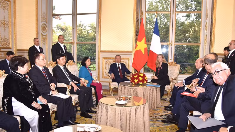 Chủ tịch Quốc hội Yael Braun–Pivet bày tỏ vinh dự được đón Tổng Bí Thư, Chủ tịch nước sang dự Hội nghị cấp cao Pháp ngữ lần thứ 19 và thăm chính thức Pháp.