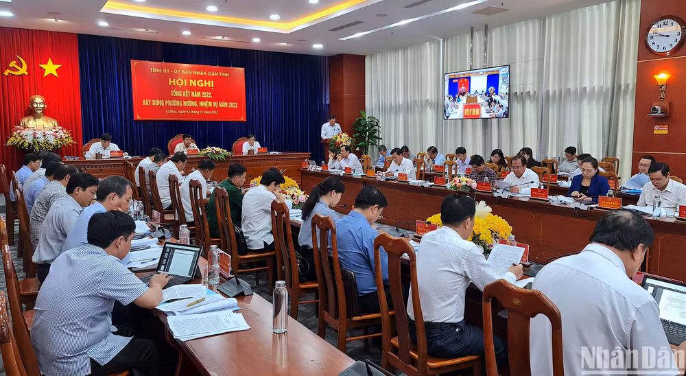 Cà Mau tổ chức hội nghị tổng kết năm 2022, xây dựng phương hướng, nhiệm vụ năm 2023. Cà Mau tổ chức hội nghị tổng kết năm 2022, xây dựng phương hướng, nhiệm vụ năm 2023.