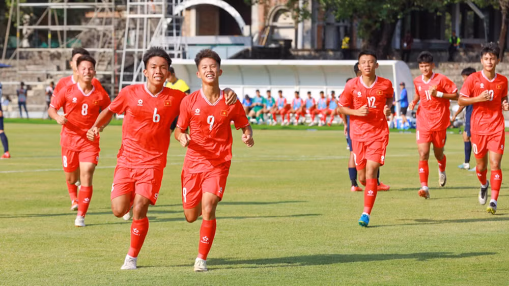 Đội tuyển U17 quốc gia hướng tới Vòng loại U17 châu Á 2025. (Ảnh: VFF)