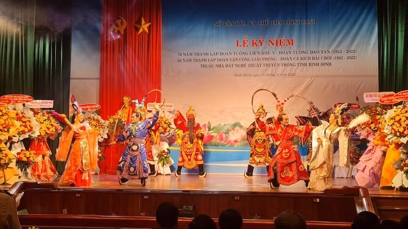 Một số tiết mục biểu diễn của Nhà hát Nghệ thuật truyền thống tỉnh Bình Định.