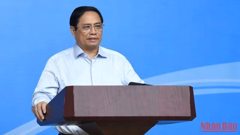 Thủ tướng Phạm Minh Chính phát biểu khai mạc hội nghị. Thủ tướng Phạm Minh Chính phát biểu khai mạc hội nghị.