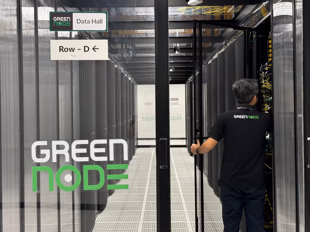 Trung tâm dữ liệu AI Cloud của GreenNode tại Thái Lan. (Ảnh: VNG)