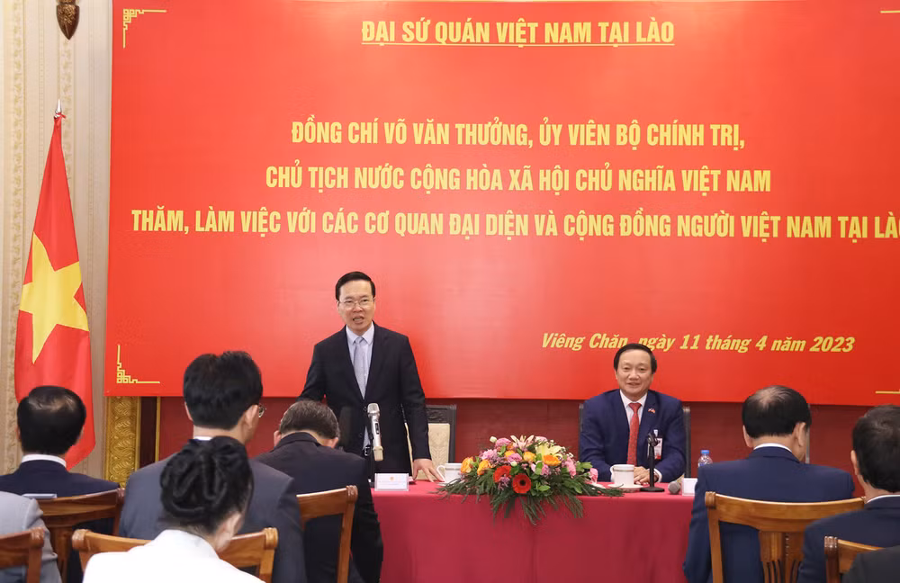 Quang cảnh buổi gặp mặt. (Ảnh: TRỊNH DŨNG)