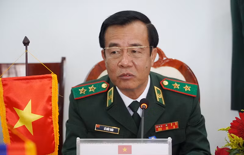 Trung tướng Lê Đức Thái, Tư lệnh Bộ đội Biên phòng Việt Nam. (Ảnh: Trịnh Dũng)