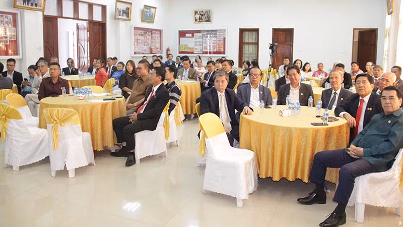Các đại biểu tại buổi lễ. (Ảnh: Hải Tiến) Các đại biểu tại buổi lễ. (Ảnh: Hải Tiến)