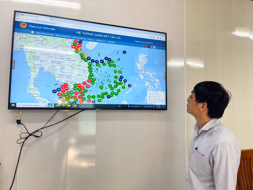 Thường xuyên giám sát tàu cá qua hệ thống định vị Thường xuyên giám sát tàu cá qua hệ thống định vị