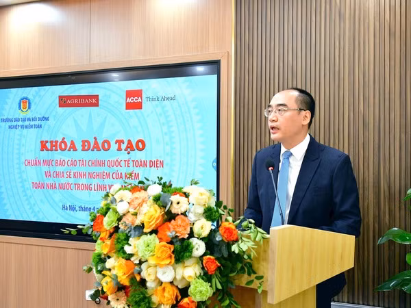 Phó Tổng Kiểm toán Nhà nước Bùi Quốc Dũng phát biểu. Phó Tổng Kiểm toán Nhà nước Bùi Quốc Dũng phát biểu.