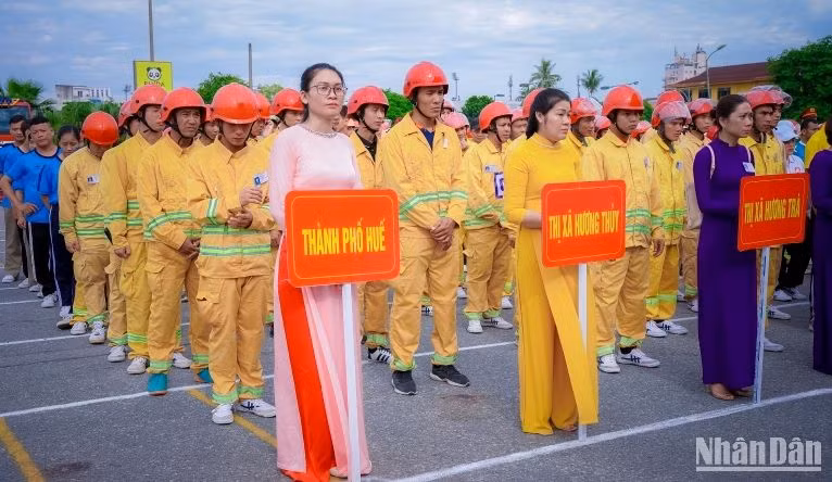 Gần 300 vận động viên tham gia Hội thao nghiệp vụ chữa cháy và cứu nạn, cứu hộ tỉnh Thừa Thiên Huế lần thứ nhất.