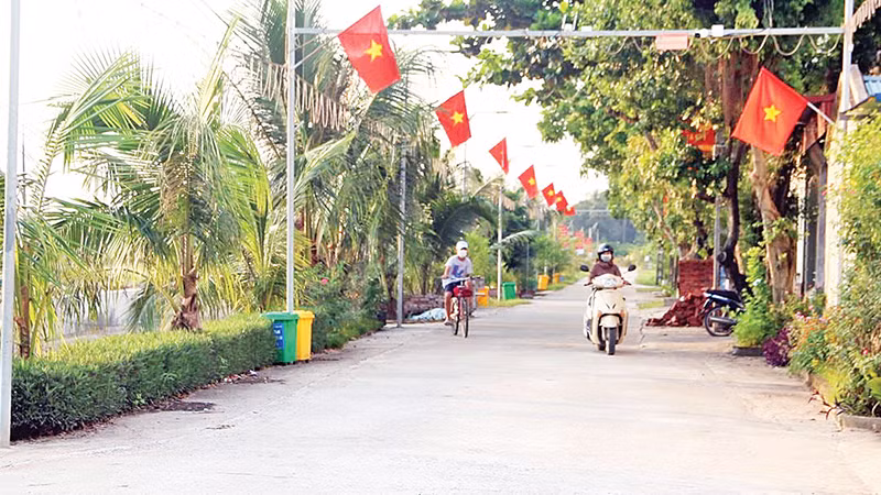 Môi trường sạch sẽ tại xã Xuân Khê, huyện Lý Nhân.