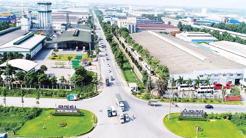 Khu công nghiệp Phố Nối A, tỉnh Hưng Yên. 