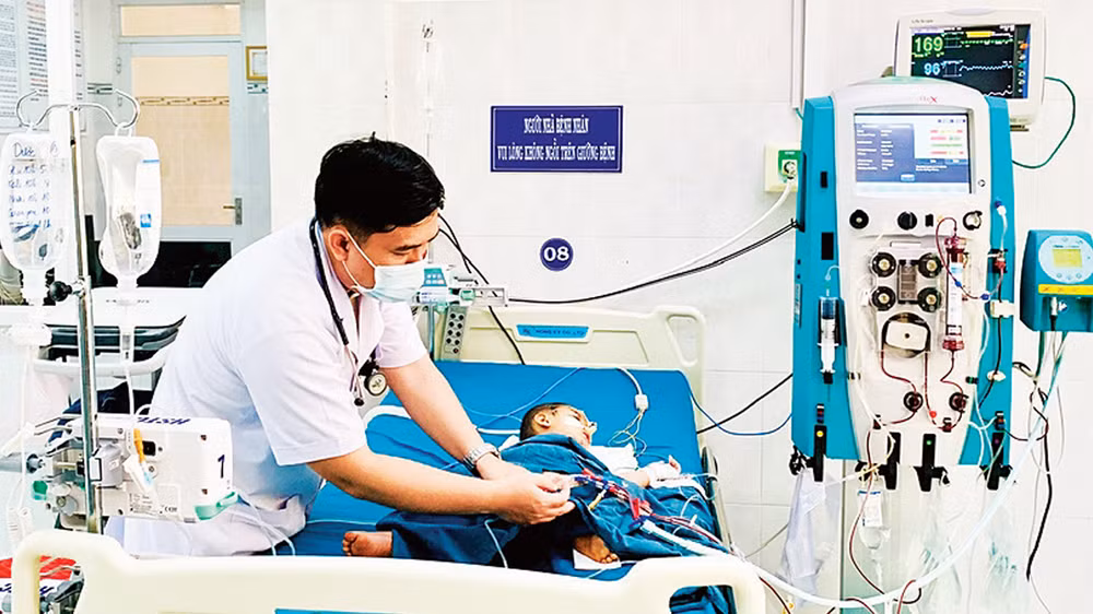 Bệnh viện đa khoa tỉnh Gia Lai áp dụng trang thiết bị y tế hiện đại điều trị cho bệnh nhân. 