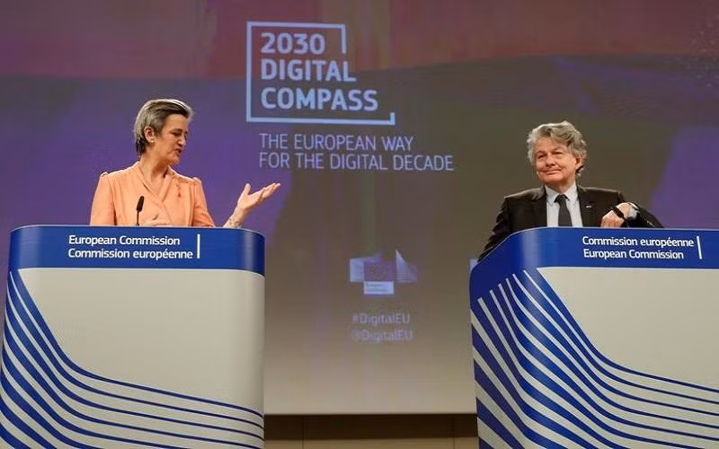 EU yêu cầu các tập đoàn công nghệ ngăn chặn nội dung độc hại. (Ảnh: Reuters)