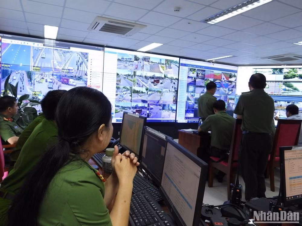 Công an TP Đà Nẵng bảo đảm cùng lúc nhiều nhiệm vụ trong suốt thời gian diễn ra các sự kiện lớn mang tầm quốc gia, quốc tế tại Đà Nẵng. (Ảnh: A.Đ)