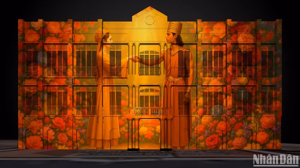 Hình ảnh trong phim Phim 3D Mapping “Câu chuyện Đà Nẵng - The Story of Da Nang”. (Ảnh: ANH ĐÀO) Hình ảnh trong phim Phim 3D Mapping “Câu chuyện Đà Nẵng - The Story of Da Nang”. (Ảnh: ANH ĐÀO)