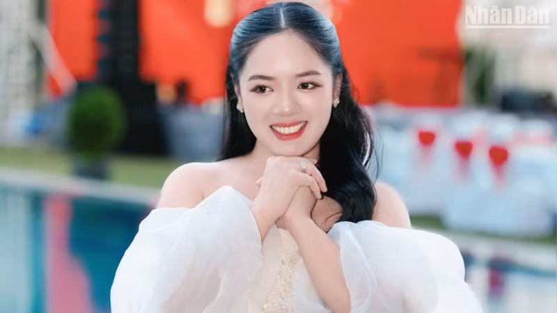 Ca sĩ Lý Ánh Nguyên. (Ảnh: ANH ĐÀO)