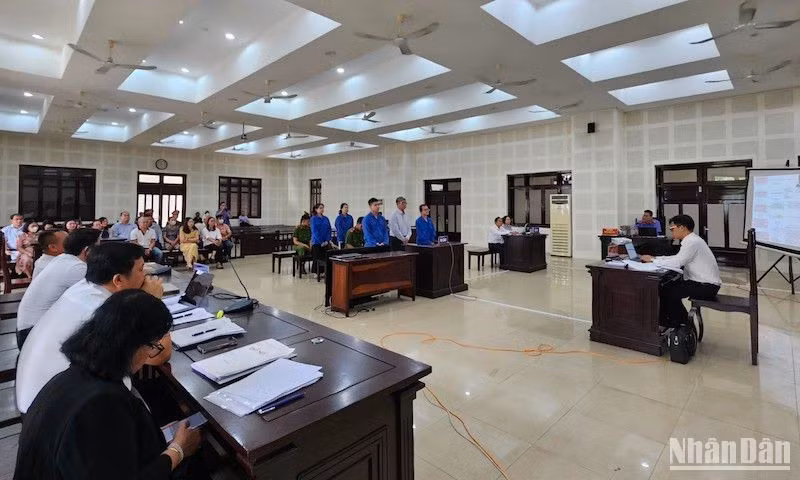 Phiên tòa xét xử diễn ra hai ngày 22,23/7. (Ảnh: AD) Phiên tòa xét xử diễn ra hai ngày 22,23/7. (Ảnh: AD)